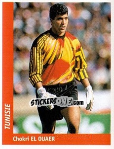 Sticker Chokri El Ouaer - World Cup France 98 - Ds