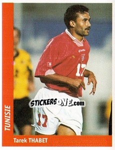 Cromo Tarek Thabet - World Cup France 98 - Ds