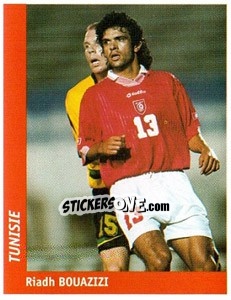 Sticker Riadh Bouazizi - World Cup France 98 n. 306 - Ds