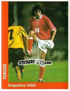 Sticker Sirajeddine Chihi - World Cup France 98 n. 307 - Ds