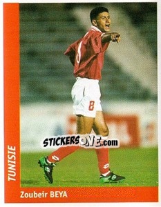 Sticker Zoubeir Beya - World Cup France 98 - Ds