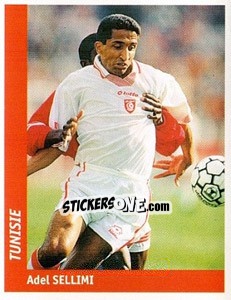Sticker Adel Sellimi - World Cup France 98 - Ds