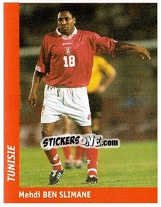 Sticker Mehdi Ben Slimane - World Cup France 98 - Ds