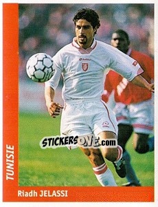 Sticker Riadh Jelassi - World Cup France 98 n. 312 - Ds