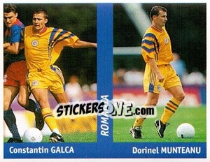 Sticker Constantin Galca / Dorinel Munteanu - World Cup France 98 n. 323 - Ds