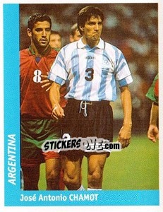 Sticker Jose Antonio Chamot - World Cup France 98 n. 330 - Ds