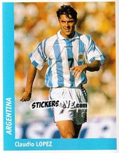 Sticker Claudio Lopez - World Cup France 98 n. 337 - Ds