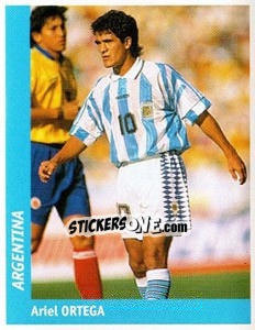 Sticker Ariel Ortega - World Cup France 98 n. 338 - Ds