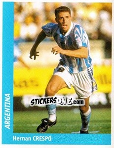 Sticker Hernan Crespo - World Cup France 98 n. 340 - Ds