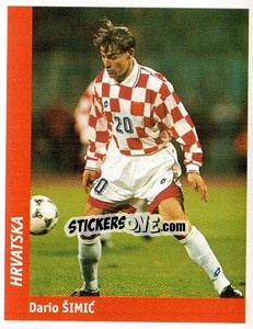 Cromo Dario Simic - World Cup France 98 - Ds