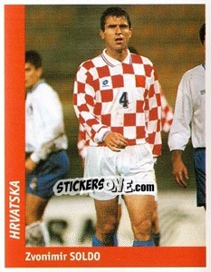 Sticker Zvonimir Soldo - World Cup France 98 - Ds