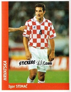 Cromo Igor Stimac - World Cup France 98 - Ds
