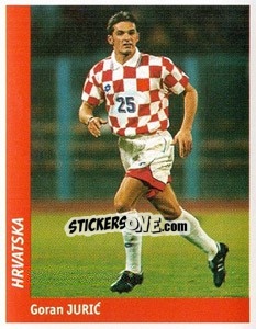 Sticker Goran Juric - World Cup France 98 n. 349 - Ds