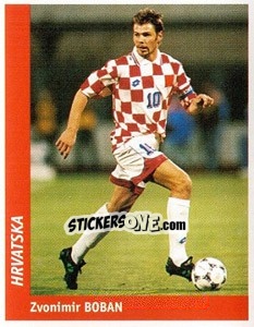 Sticker Zvonimir Boban - World Cup France 98 - Ds
