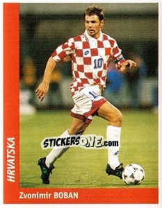 Sticker Zvonimir Boban - World Cup France 98 n. 350 - Ds
