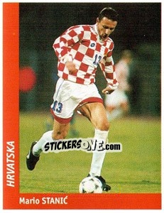 Sticker Mario Stanic - World Cup France 98 - Ds