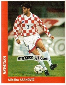 Sticker Aliosha Asanovic - World Cup France 98 - Ds