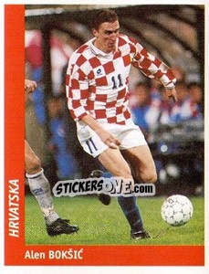 Sticker Alen Boksic - World Cup France 98 - Ds