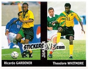 Cromo Ricardo Gardener / Theodore Whitmore - World Cup France 98 - Ds