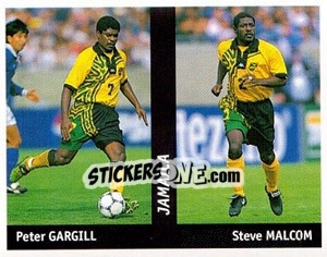 Cromo Peter Gargill / Steve Malcom - World Cup France 98 - Ds