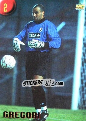 Cromo Gregori - Calcio 1999-2000 Etichetta Nera - Mundicromo