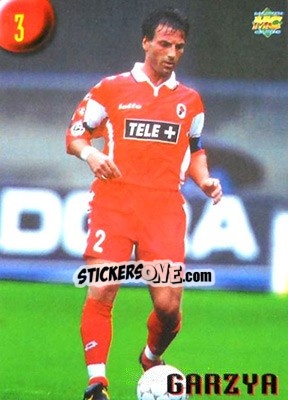 Sticker Garzya - Calcio 1999-2000 Etichetta Nera - Mundicromo