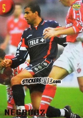 Sticker Negrouz - Calcio 1999-2000 Etichetta Nera - Mundicromo