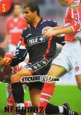 Sticker Neqrouz - Calcio 1999-2000 Etichetta Nera n. 5 - Mundicromo