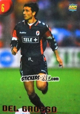 Cromo Del Grosso - Calcio 1999-2000 Etichetta Nera n. 6 - Mundicromo