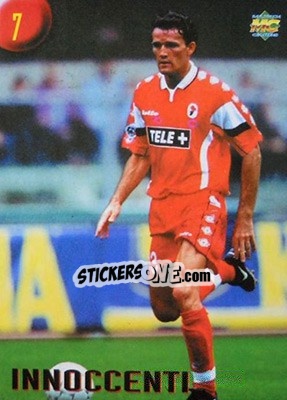 Sticker Innoccenti - Calcio 1999-2000 Etichetta Nera n. 7 - Mundicromo