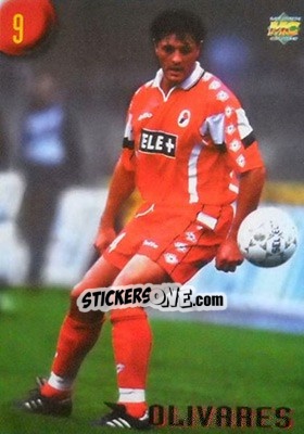 Sticker Olivares - Calcio 1999-2000 Etichetta Nera - Mundicromo