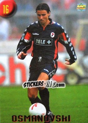 Sticker Osmanovski - Calcio 1999-2000 Etichetta Nera n. 16 - Mundicromo