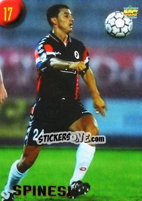 Sticker Spinesi - Calcio 1999-2000 Etichetta Nera n. 17 - Mundicromo