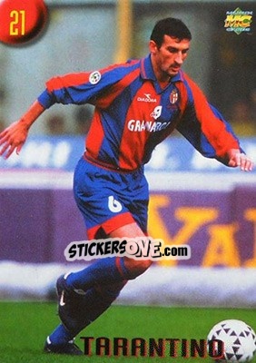Sticker Tarantino - Calcio 1999-2000 Etichetta Nera n. 21 - Mundicromo