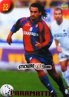 Sticker Paramatti - Calcio 1999-2000 Etichetta Nera n. 22 - Mundicromo