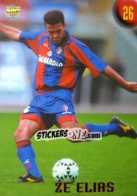 Sticker Ze Elias - Calcio 1999-2000 Etichetta Nera n. 26 - Mundicromo