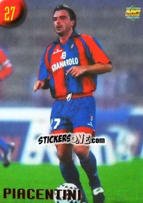 Cromo Piacentini - Calcio 1999-2000 Etichetta Nera - Mundicromo