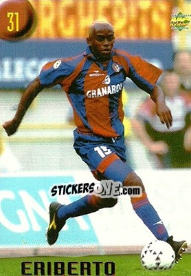 Sticker Eriberto - Calcio 1999-2000 Etichetta Nera n. 31 - Mundicromo