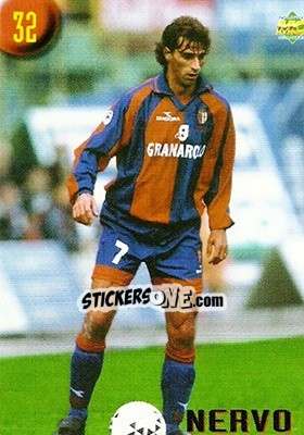 Sticker Nervo - Calcio 1999-2000 Etichetta Nera - Mundicromo