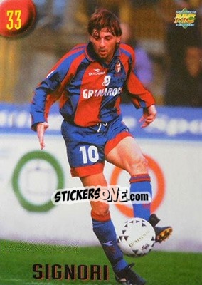Sticker Signori - Calcio 1999-2000 Etichetta Nera n. 33 - Mundicromo
