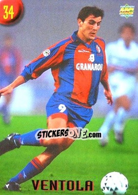Sticker Ventola - Calcio 1999-2000 Etichetta Nera n. 34 - Mundicromo