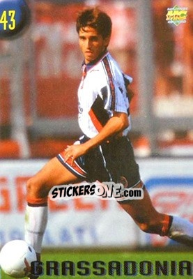 Sticker Grassadonia - Calcio 1999-2000 Etichetta Nera - Mundicromo