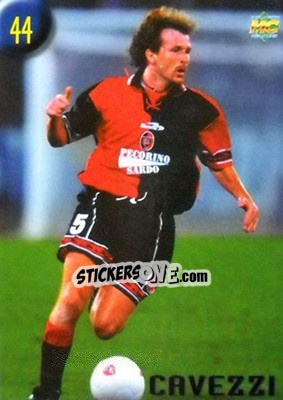 Sticker Cavezzi - Calcio 1999-2000 Etichetta Nera n. 44 - Mundicromo