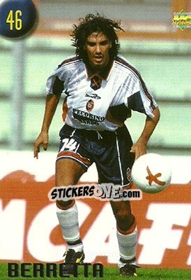 Sticker Berretta - Calcio 1999-2000 Etichetta Nera n. 46 - Mundicromo