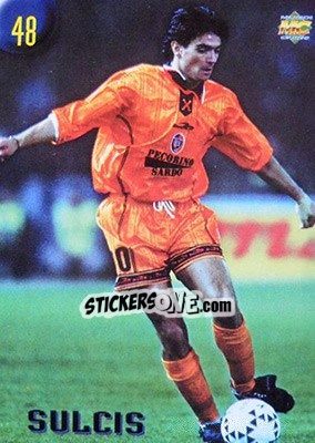Sticker Sulcis - Calcio 1999-2000 Etichetta Nera n. 48 - Mundicromo