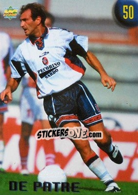 Sticker De Patre - Calcio 1999-2000 Etichetta Nera n. 50 - Mundicromo