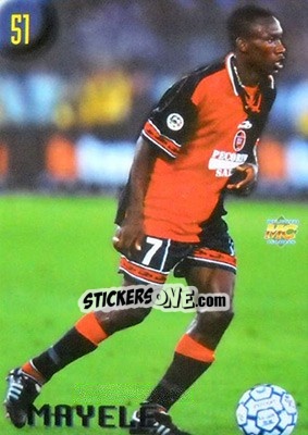 Sticker Mayele - Calcio 1999-2000 Etichetta Nera n. 51 - Mundicromo