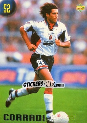 Sticker Corradi - Calcio 1999-2000 Etichetta Nera n. 52 - Mundicromo