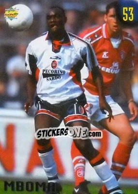 Sticker Mboma - Calcio 1999-2000 Etichetta Nera - Mundicromo