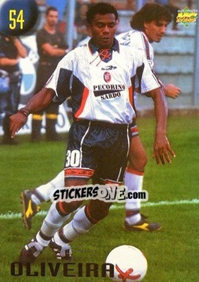 Sticker Oliveira - Calcio 1999-2000 Etichetta Nera - Mundicromo
